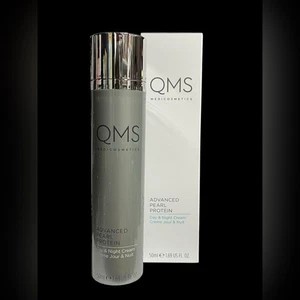 Crema de día y de noche QMS Advanced Pearl Protein tamaño completo nueva en caja precio de venta sugerido por el fabricante $355 - Imagen 1 de 2