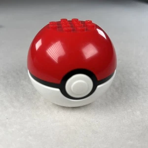 Mega Bloks Construx Pokémon Pokeball Ball Replacement Empty Classic Red White - Picture 1 of 10