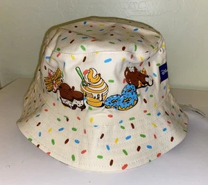 Disney Parks Eats Snack Food Icons Reversible Bucket Hat Adult by Spirit Jersey - Picture 1 of 7