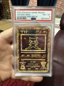 Pokemon Card Ancient Mew 2000 Movie Holo Promo WOTC PSA 8 - Picture 1 of 2