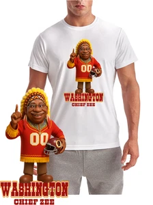 Neu / Washington Mascot Chief Zee Wicking T-Shirt / Performance Tee - Bild 1 von 3