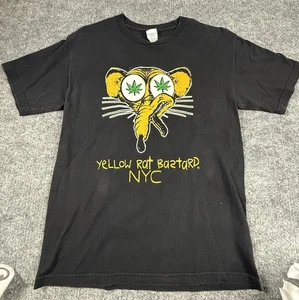 Vintage Yellow Rat Bastard YRB NYC T- Shirt Size Medium New York City Y2K Graf - Picture 1 of 9