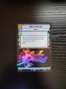 Star Wars Unlimited Secrets of Power - One in a Million #809 - Hyperspace Foil - Foto 1 di 2