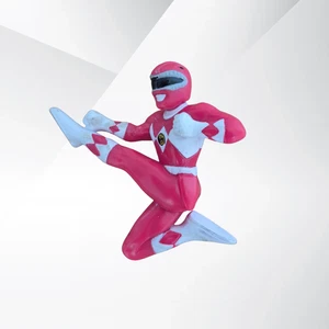 Distintivo Vintage Mighty Morphin' Power Rangers Red Ranger Flying Kick Clip-on 1995 - Foto 1 di 4