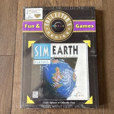 SimEarth The Living Planet (PC) (1996) Maxis Collectors Series - Rare Box! - Image 1 of 4