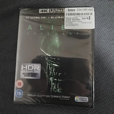 Alien: Covenant 2017 (4K UHD Blu-ray) Demián Bichir Amy Seimetz Callie Hernandez - Image 1 of 2