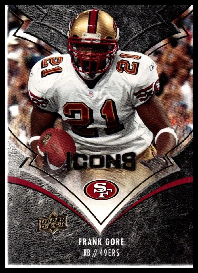 2008 Upper Deck Icons #84 Frank Gore - Image 1 of 2