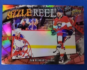 Carrete de chisporroteo serie 1 cubierta superior 2025-26 rojo Sam Reinhart 107/199 #SR-28 - Imagen 1 de 2