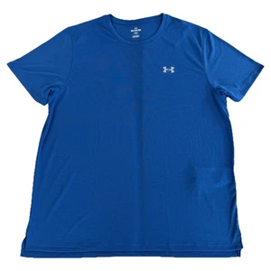 Under Armour Streaker T-Shirt Tech Blue Mens Size XXL New - Picture 1 of 9