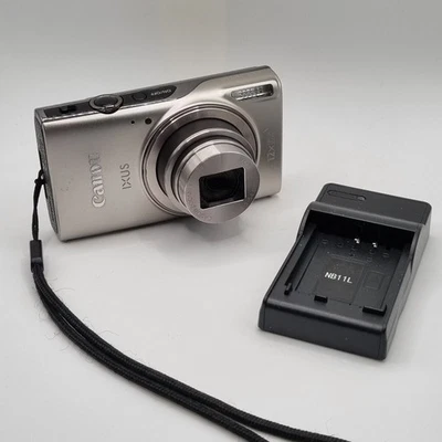 📸CANON IXUS 285 HS SILVER FOTOCAMERA DIGITALE ELPH 360 CMOS 20,2 MP 12X - Immagine 1 di 4