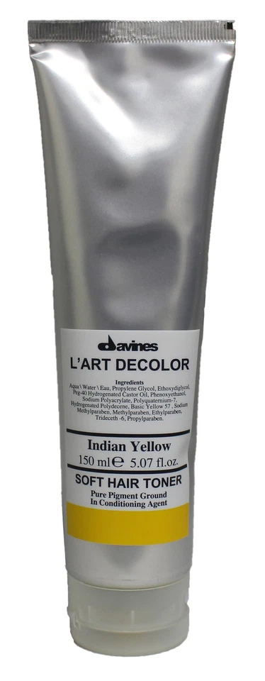 Tónico suave para cabello Davines L'Art decolor amarillo indio 5,07 onzas Foto 1 de 1