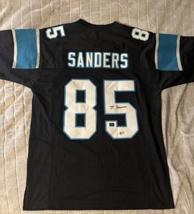 Ja’Tavion Sanders signiertes individuell genähtes Jersey Panthers authentifiziert Beckett - Bild 1 von 6
