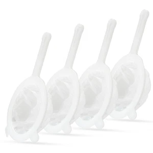 4 Pcs Ultra Fine Nylon Mesh Strainers with Handle for Kitchen Juice Milk Yogurt - Picture 1 of 7
