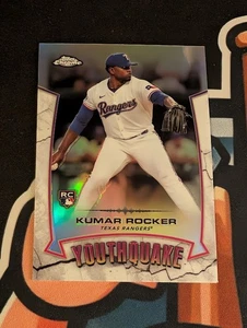 2025 Topps Chrome - Youthquake Kumar Rocker #YQ-35 (RC) *BR* - Imagen 1 de 2