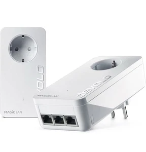 devolo Magic 2 LAN triple Starter Kit, LAN Powerline Adapter,bis zu 2.400 Mbit/s - Photo 1/3