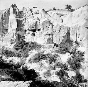 TÜRKEI um 1960 - Höhlenlebensräume Kappadokien - Negativ 6 x 6 - Tur 29 - Bild 1 von 1