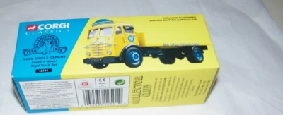 Corgi Classics 12501 FODEN FG 4 WHEEL FLATBED LORRY BLUE CIRCLE CEMENT NEW - Image 1 of 4
