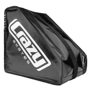 Crazy Skates Metallic BLACK Skate Bag Quad Rollerskates Roller Inline Blades Ice - Picture 1 of 3