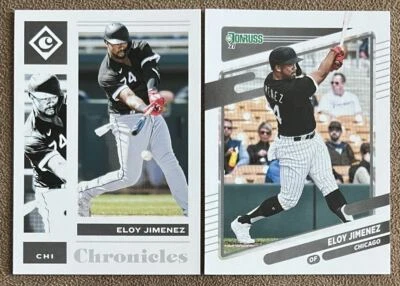 2021 Panini Lot Donruss + Chronicles Eloy Jimenez Chicago White Sox #32 - Image 1 of 2