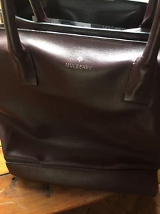 MULBERRY ARUNDEL SHOPPING BAG IN OXBLOOD - RRP £495.00. EXC CONDITION. - Picture 1 of 5