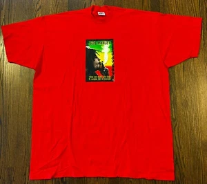Bob Marley smoking herb size 7XL bling studs 5 Pro Super Heavy Red Tee T Shirt - Picture 1 of 5