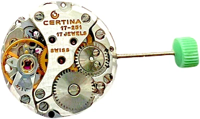 CERTINA - 17-251 - MOVIMIENTO - HECHO EN SUIZA - MECÁNICO - Ø 17,5 MM - NOS Foto 1 de 2