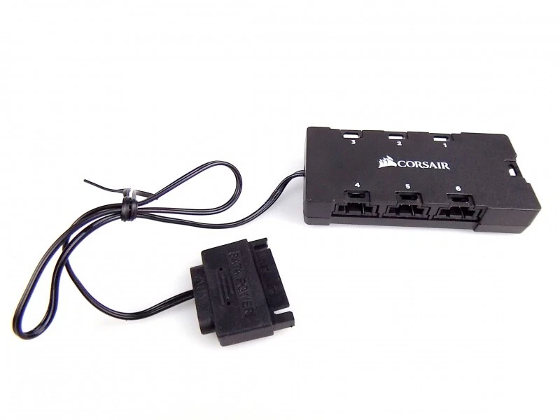 Corsair CO-8950020 RGB Fan LED Hub, LED-Steuerung Hub, proprietär, Beleuchtung