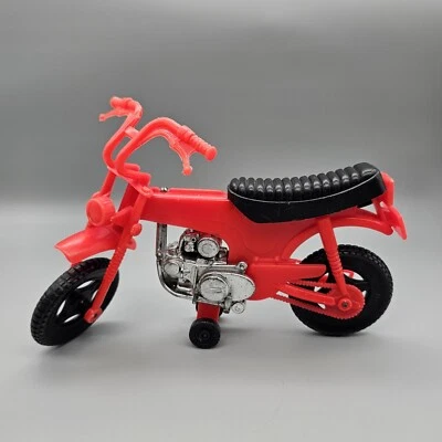 Vintage Processed Plastic Honda Trail 70 dirt bike red 1970’s - Image 1 of 4