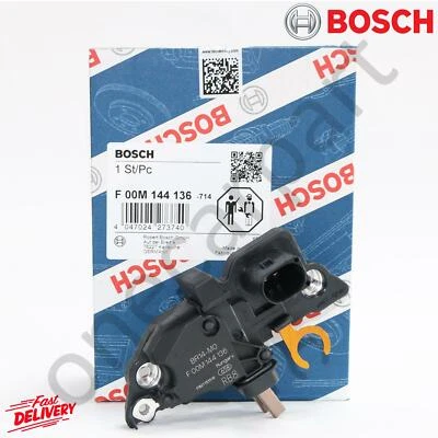 Bosch Alternator Regulator Fits Audi Seat Skoda John Deere VW Volkswagen - Image 1 of 3