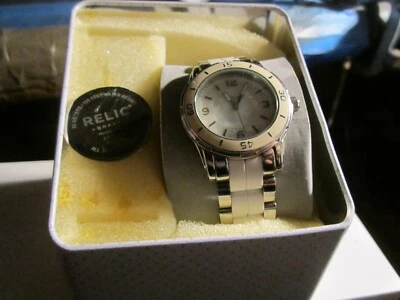 RELOJ RELIQUIA CERÁMICA BISEL BLANCO Y CORREA EN LA CAJA ESFERA FREGONA - BAÑERA BBA-45 Foto 1 de 4