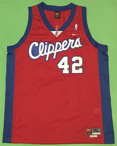 Vintage Authentic Nike Elton Brand Los Angeles Clippers Swingman NBA Jersey XL 2 Cover