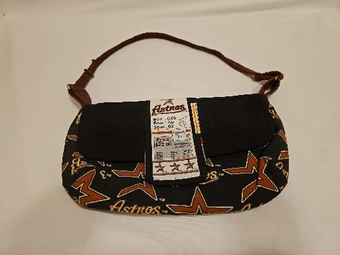 Astros National League Baseball Ladies Small Handbag Cover