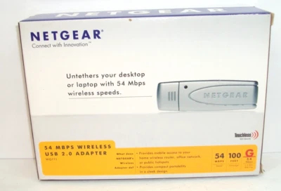 Adaptador Netgear WG111 54 MBPS Inalámbrico G USB 2.0 - Nueva Caja Abierta Foto 1 de 2