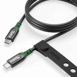 Cable USBC-240W-1M 1m/3.2ft USB-C a USB-C enchufable 240W 20Gbps transferencia de datos - Imagen 1 de 2