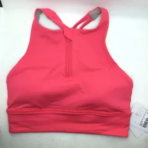 lululemon Energy High-Neck LL Zip Bra Medium Support, B–D Cups- Lipgloss - Picture 1 of 8