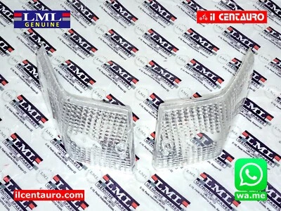 KIT 2 PLASTICHE FRECCE POSTERIORE DX SX LML STAR 125 150 151 200 2T 4T, VESPA PX - Image 1 of 2