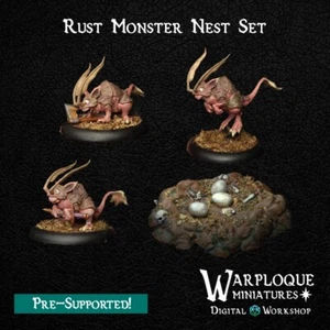 Rust Monster Nest Set(x4)/Dungeons and Dragons/Wargaming/RPG/Warp Miniatures - Picture 1 of 2