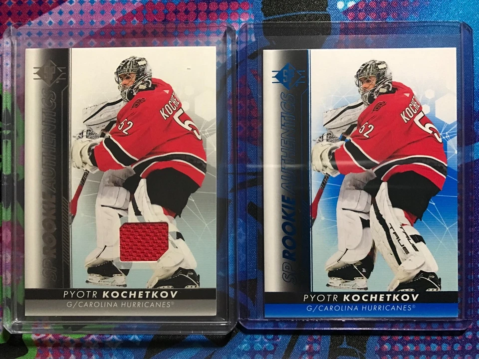 2022-23 SP Rookie Authentics Jerseys & Blue Pyotr Kochetkov #127 - Image 1 of 2