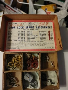 Champ Items #941 Ford Door Lock Spring Assortment + Box Cars 1928 - 41 NOS - Picture 1 of 4