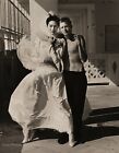 1985 HERB RITTS Female Bride n Groom Fashion Wedding Dress Love Photo Art 11x14