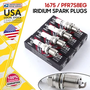 OEM Quality PFR7S8EG 1675 Iridium 4X Spark Plugs For Audi A4 allroad 2013-2016 - Picture 1 of 13