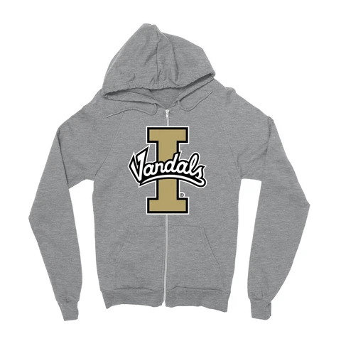 Official NCAA University of Idaho Vandals Men's / Women's Boyfriend Zip Hoodie Cover