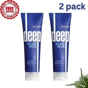 2 Pack Deep Blue Rub Cream Doterra - 4 oz - Brand-New, Sealed