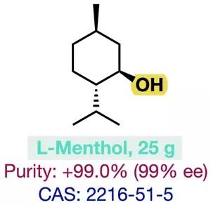 CAS: 2216-51-5 || 25 g || PURITY (GLC): +99% (ee. +99) - Foto 1 di 9