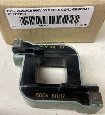 26262G6 GE GENERAL ELECTRIC Magnetic Coil 600V 60hz - Image 1 of 4