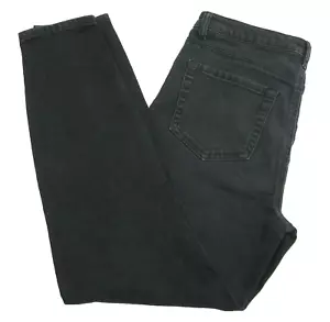 FOREVER 21 Men's (Size 31x29) Black Jeans Denim Pants 5 Pockets Zipper Fly - Picture 1 of 4