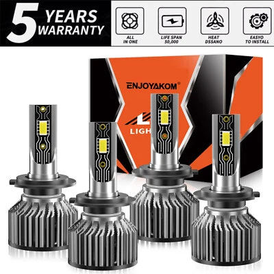 Faros LED bombilla de haz alto bajo blanco súper brillante para BMW 323Ci 2000-2000 H7 H7 Foto 1 de 4