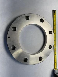 Stainless Plate Flange EN1092-1 01A DN150 PN16 1.4541 A-829 GLE 11"OD 6-3/4ID - Picture 1 of 3