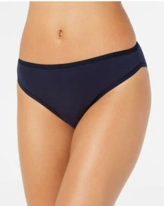 NEW Charter Club Intimates Women's Navy Blue or Black Supima Cotton Thong Panty - Picture 1 of 3