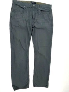 Mens Banana Republic Straight Leg 100% Cotton Casual Green Pants Size 36x31 - Picture 1 of 12